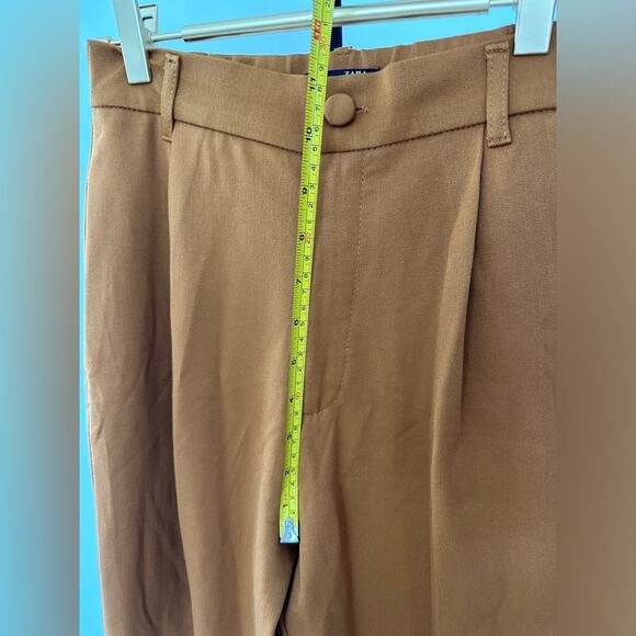 Zara TRF size xs brown caramel trousers! Worn once - Picture 7 of 7